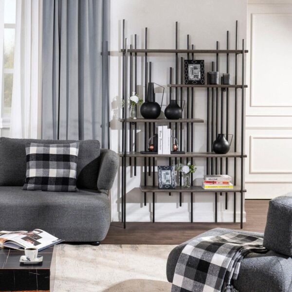 وحدة رفوف ميدفورد - رمادي