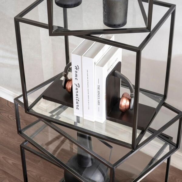 وحدة رفوف ويلمور - اسود