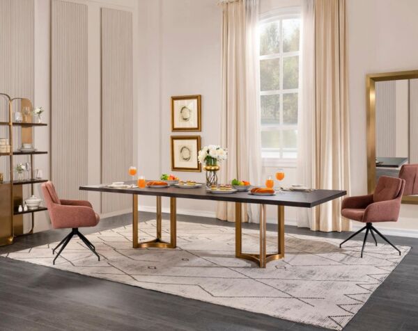 طاولة طعام ل 10 اشخاص براى - اسود