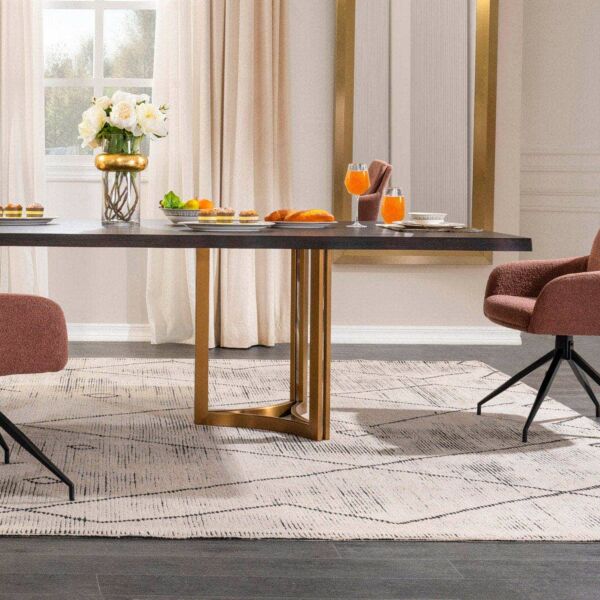 طاولة طعام ل 10 اشخاص براى - اسود