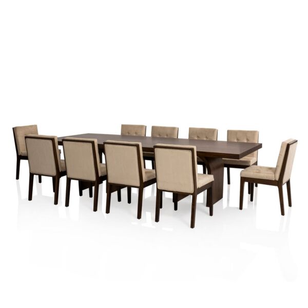 طقم طاولة طعام 10 كراسي جازل