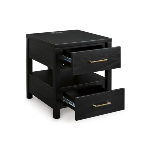 طقم طاولة قهوة وينباردي - اسود