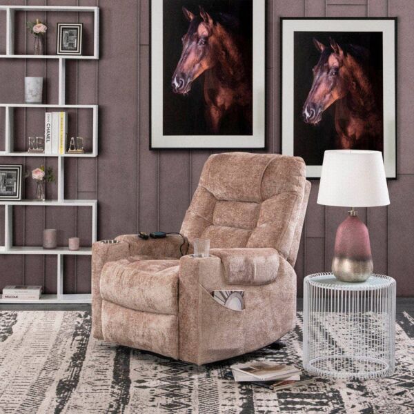 كرسى إسترخاء كهربائي لين - بيج