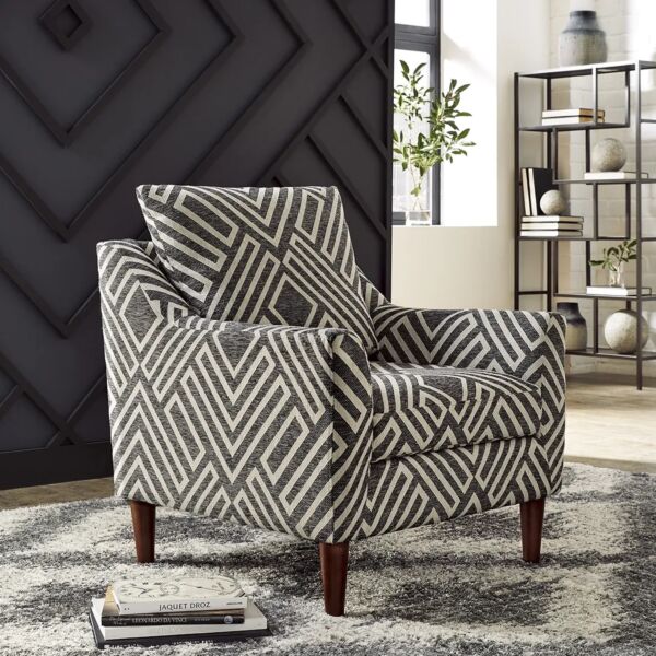 كرسي مفرد موريلتون - اسود