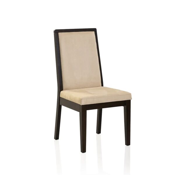 كرسي طاولة طعام ماليا - بني