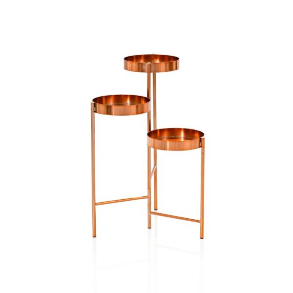 طاولة جانبية متداخلة ماريون - برونزي