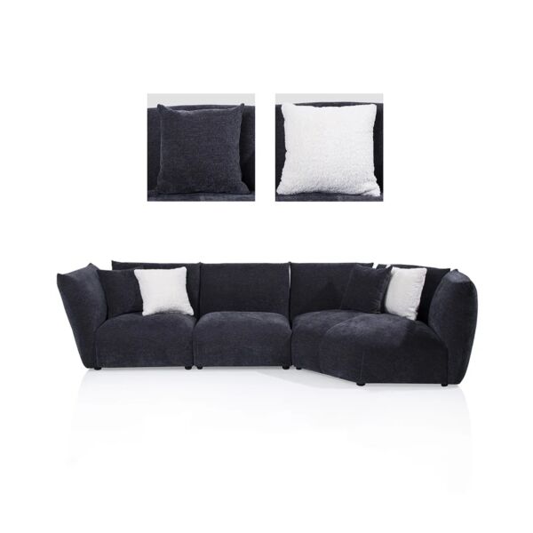 طقم كنبة زاوية 3 قطع مورالونج