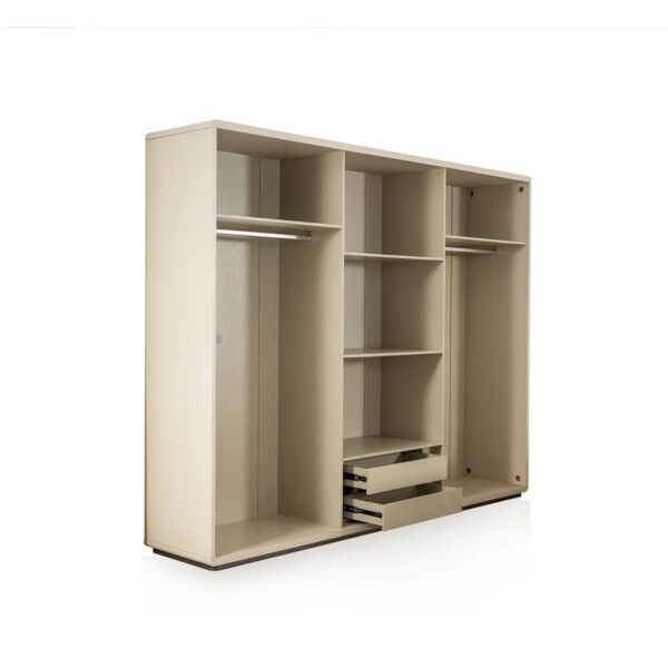 دولاب ملابس 6 أبواب ليمتوناس - بني