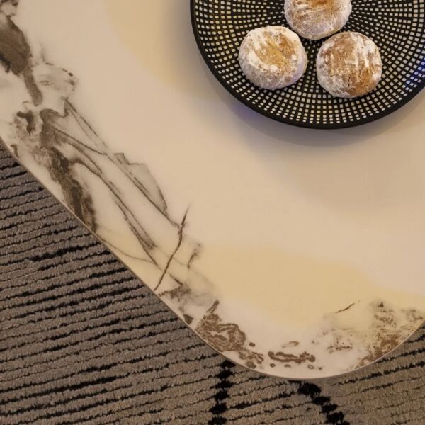 طاولة قهوة بالاكور - رمادي