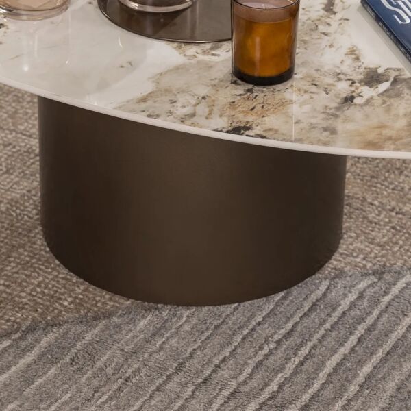 طاولة قهوة بريسكو - رمادي ومتعدد الالوان