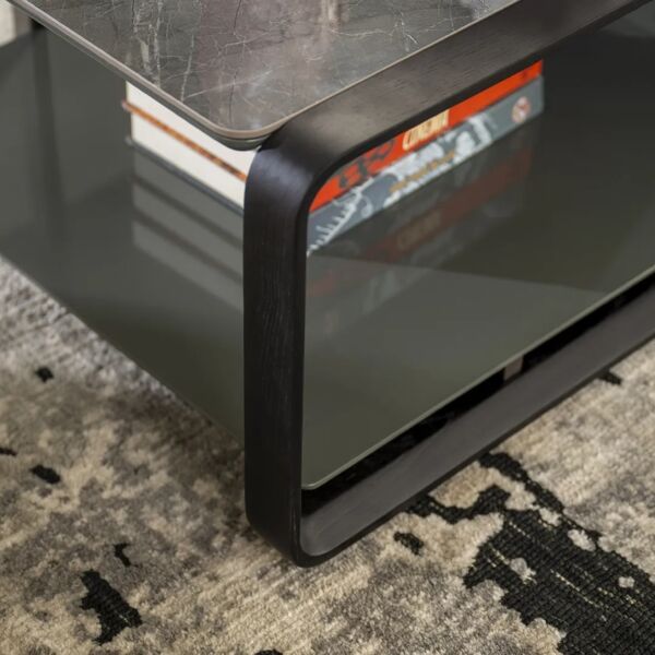 طاولة قهوة فازيندا - رمادي