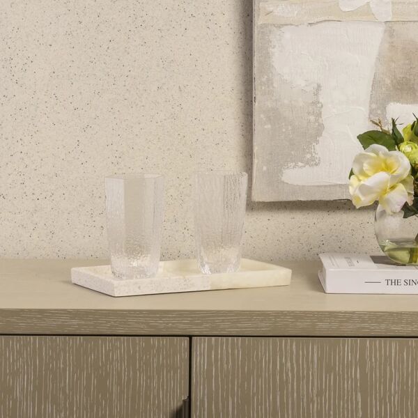 صينية تقديم هالفا - ابيض