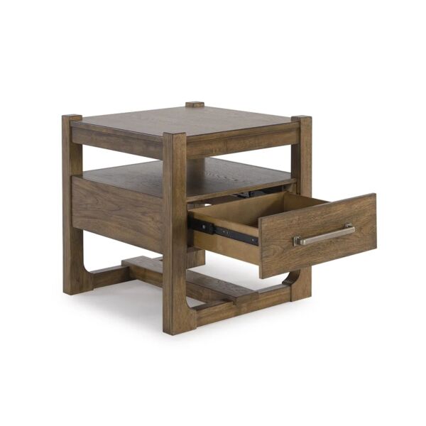 طاولة جانبية كابالين - بني فاتح