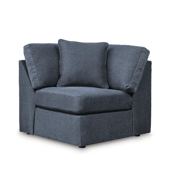 طقم كنب زاوية مودماكس - ازرق