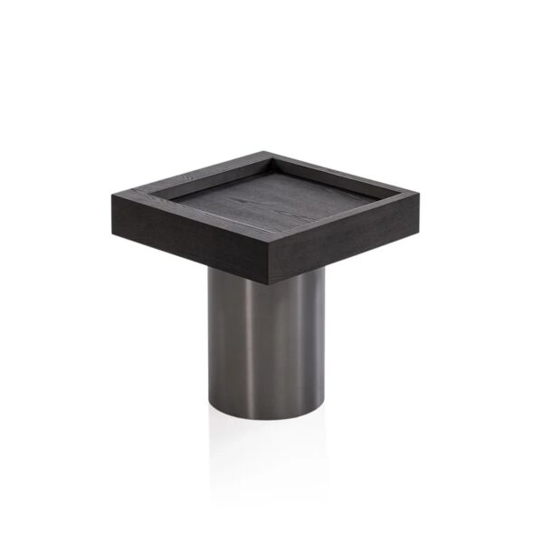 طاولة جانبية مروج - أسود وبني