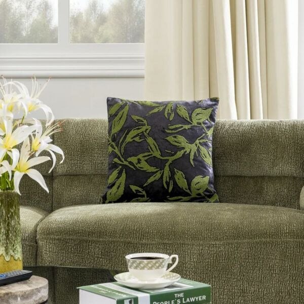 وسادة ديكور مربعة هيستا - أسود