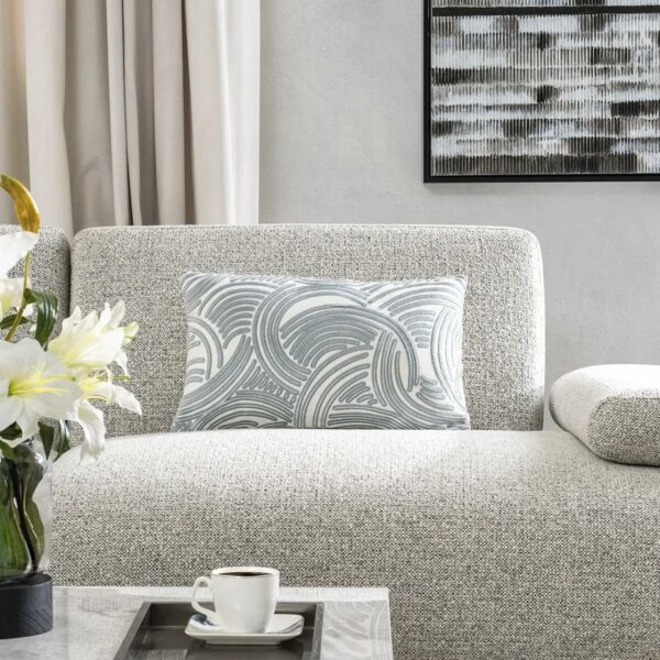 وسادة ديكور مستطيلة فريدي - كريمي