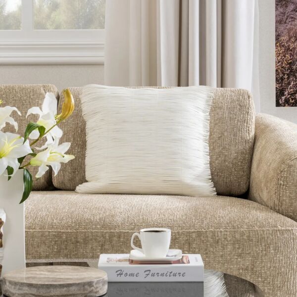 وسادة ديكور مربعة لوردن - كريمي
