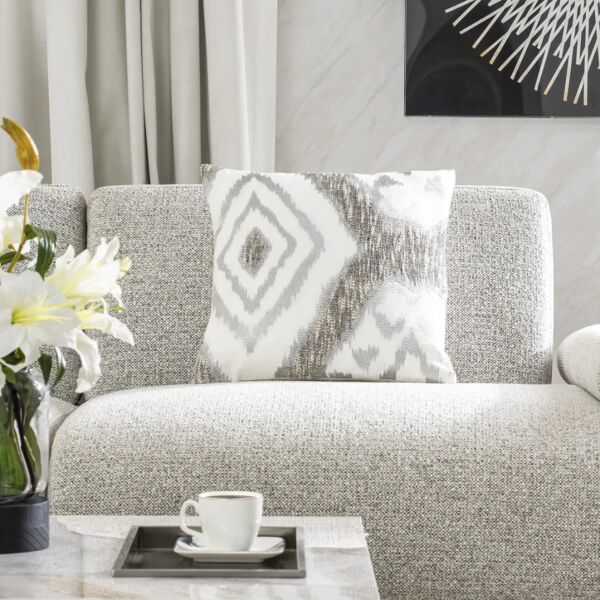 وسادة ديكور مربعة زوفورا - كريمي