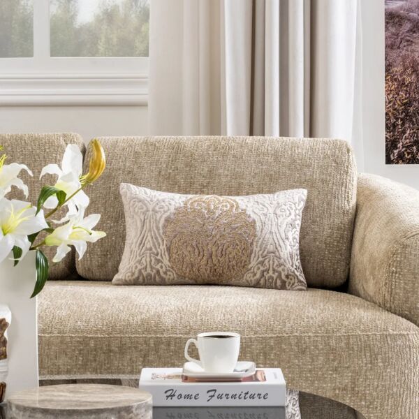 وسادة ديكور مستطيلة ميتراف - بيج