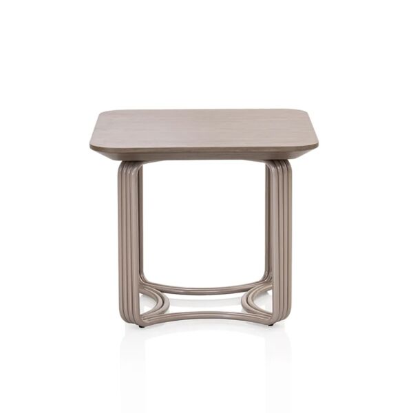 طاولة جانبية كرافت بني