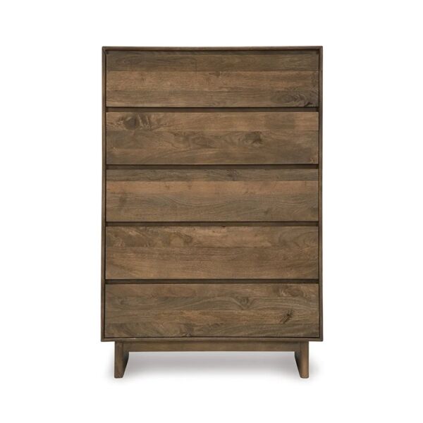 وحدة أدراج إيسانتي - 5 ادراج - بني