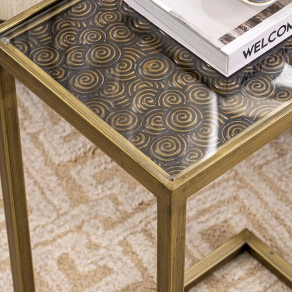 طاولة جانبية سوما - برونزي