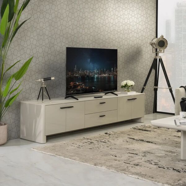 طاولة تلفزيون إيلويس - رمادي فاتح