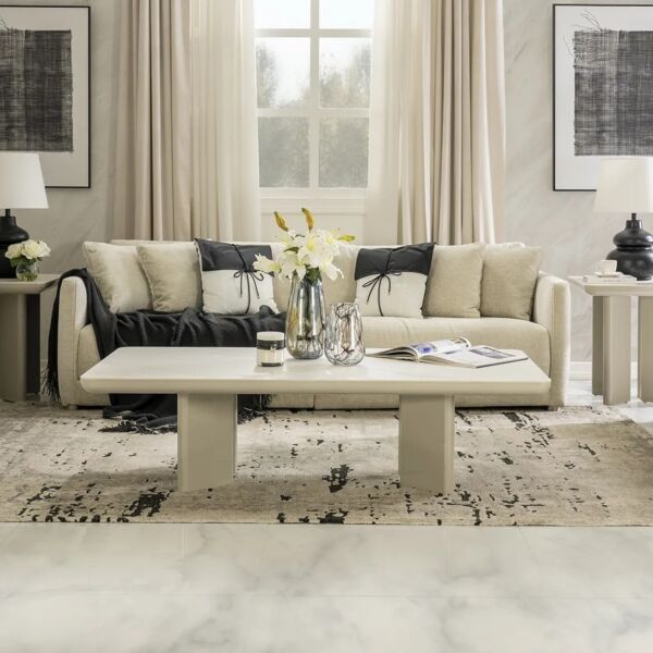 طاولة قهوة إيلويس - رمادي