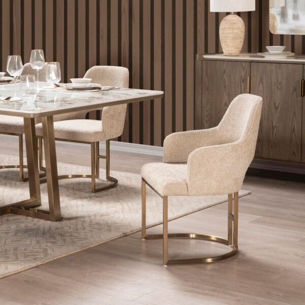 كرسي طاولة هاستفال - بيج