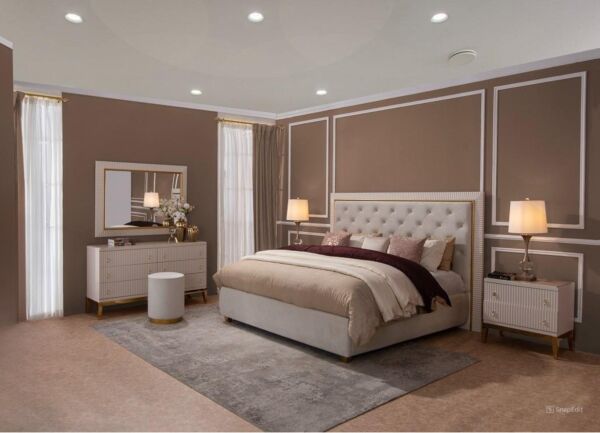 طقم غرفة نوم وحدة ادراج افرست حجم ملكى 193X203 سم