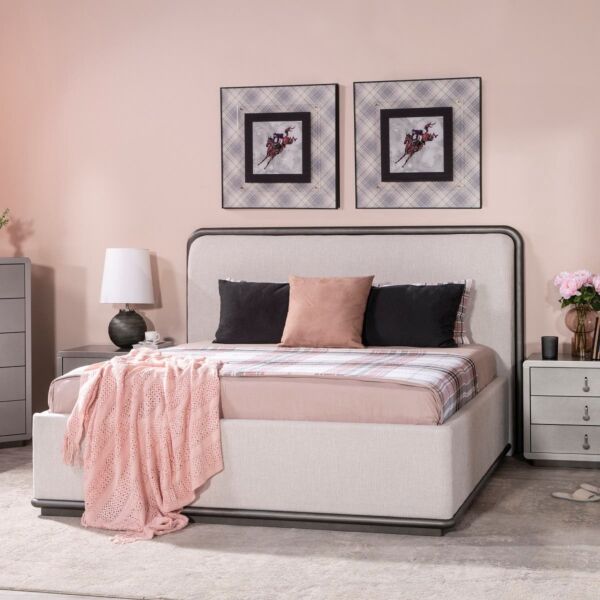 طقم غرفة نوم مع تسريحة تيري حجم ملكى 193X203 سم