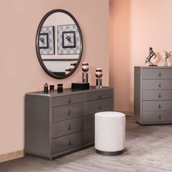 طقم غرفة نوم مع تسريحة تيري حجم ملكى 193X203 سم