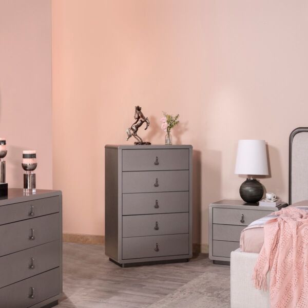 وحدة أدراج تيري - رمادي غامق