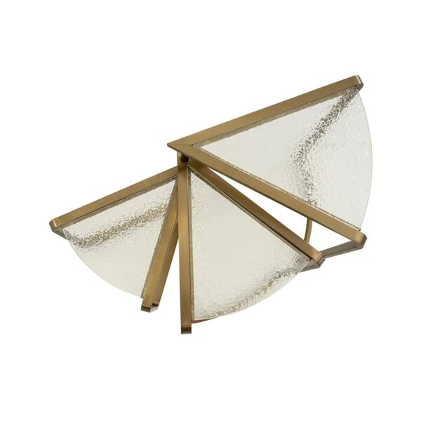 طقم طاولات جانبية متداخلة 3 قطع امورينو - ذهبي