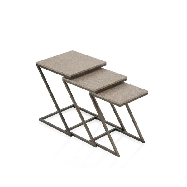 طقم طاولات جانبية متداخلة 3 قطع كادوكو