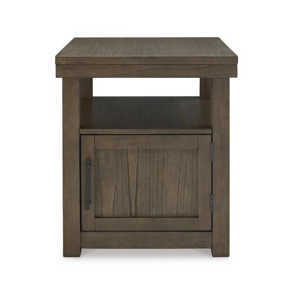 طاولة جانبية بوردرنيست - بني