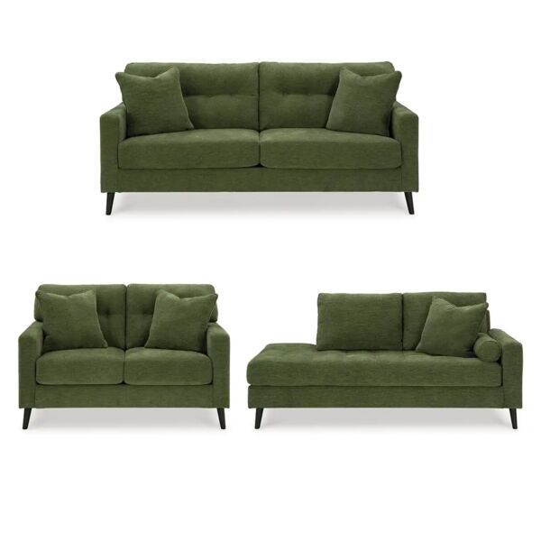 طقم كنب 3 قطع بيكسلر - اخضر