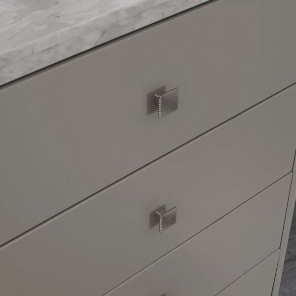 وحدة أدراج كاتيو - 5 ادراج - بيج ورمادي