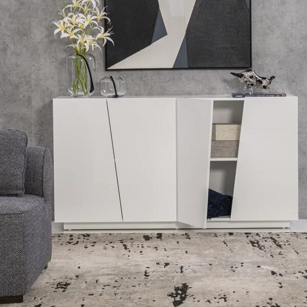 طاولة بوفيه ويربيلو - ابيض