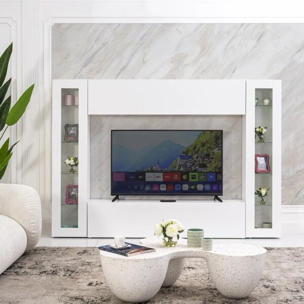 طاولة تلفزيون مع وحدة تخزين ارفف موسكلون