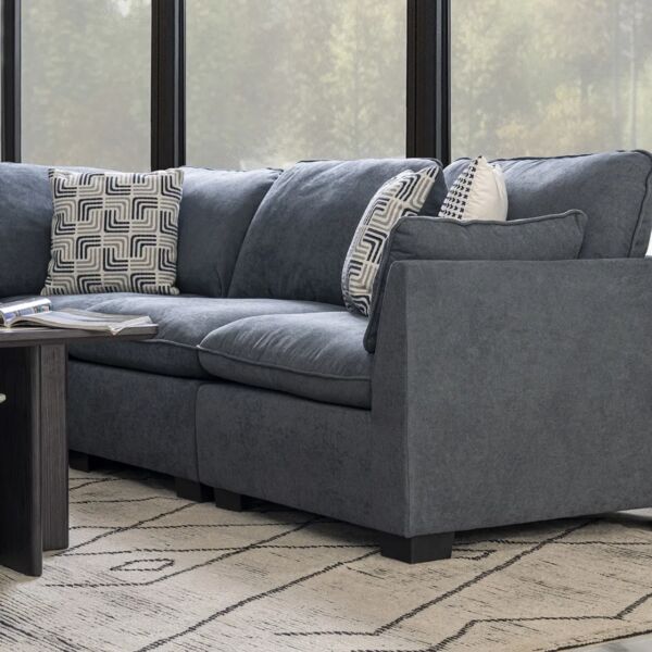 طقم كنبة زاوية 6 قطع توبفا