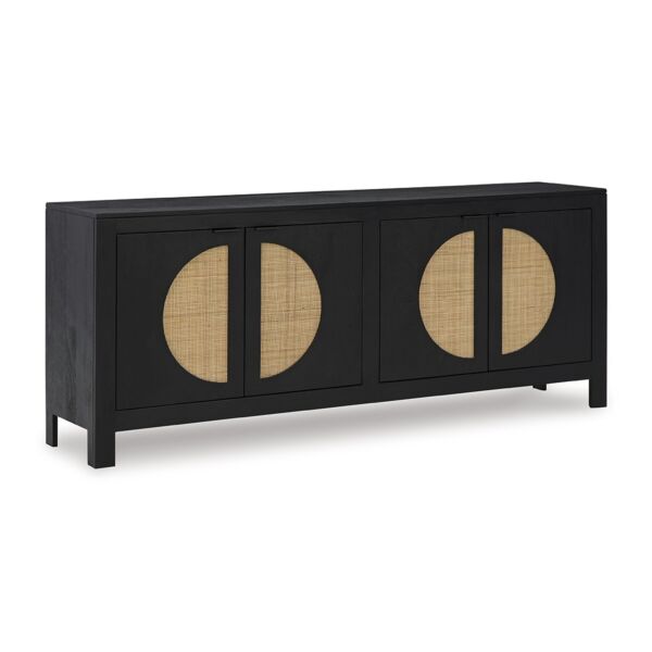 طاولة بوفيه فيولا - اسود