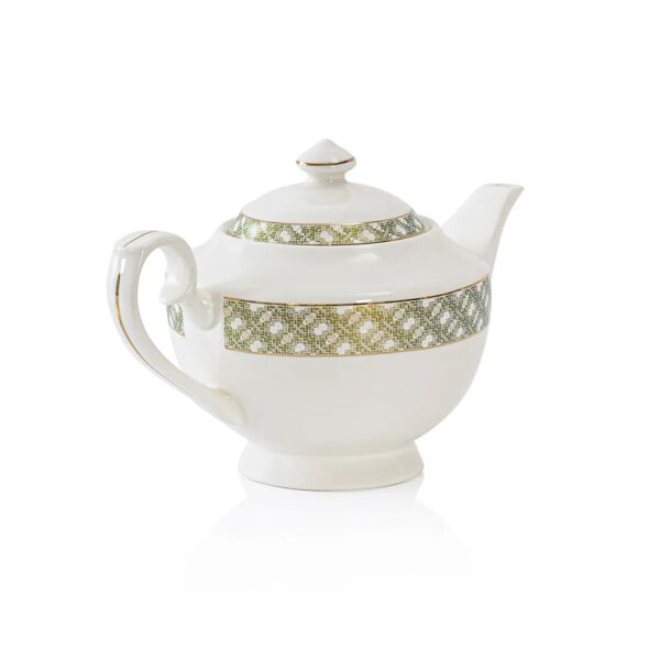 ابريق شاي زافا - أبيض