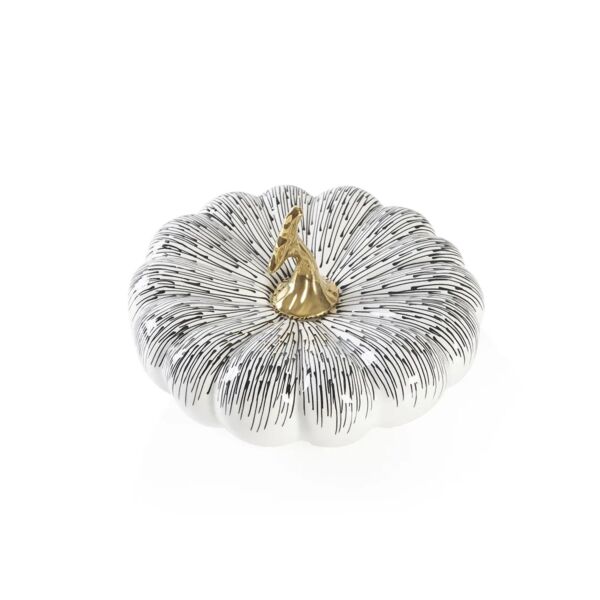 تحفة ديكور مجسم فني كايجا - ابيض