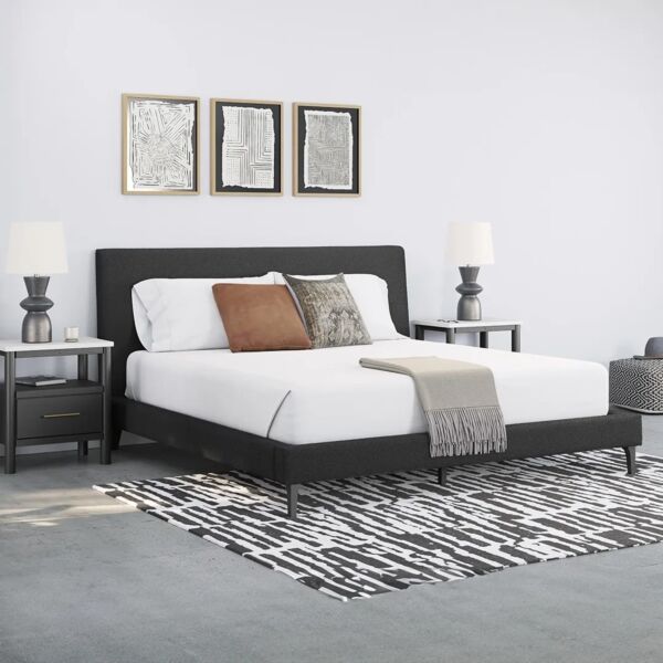 سرير كادموري كينغ 193X203 سم - أسود