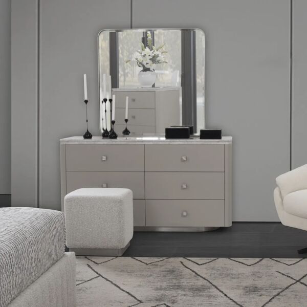 طاولة تزيين مع مرآة كاتيو