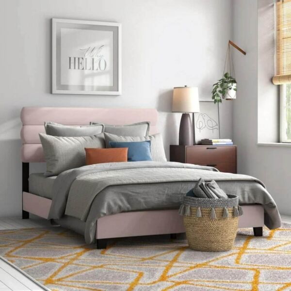 سرير اليزا - وردي