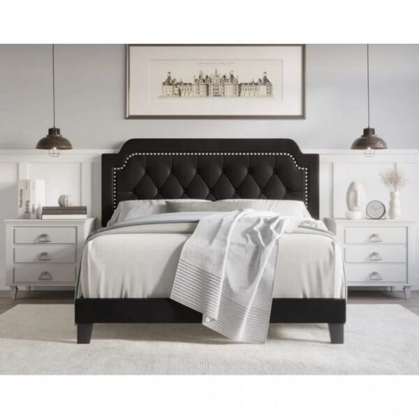 سرير ريغال - أسود