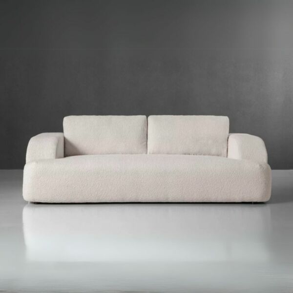 كنبة 3 مقاعد كلوديا - بيج